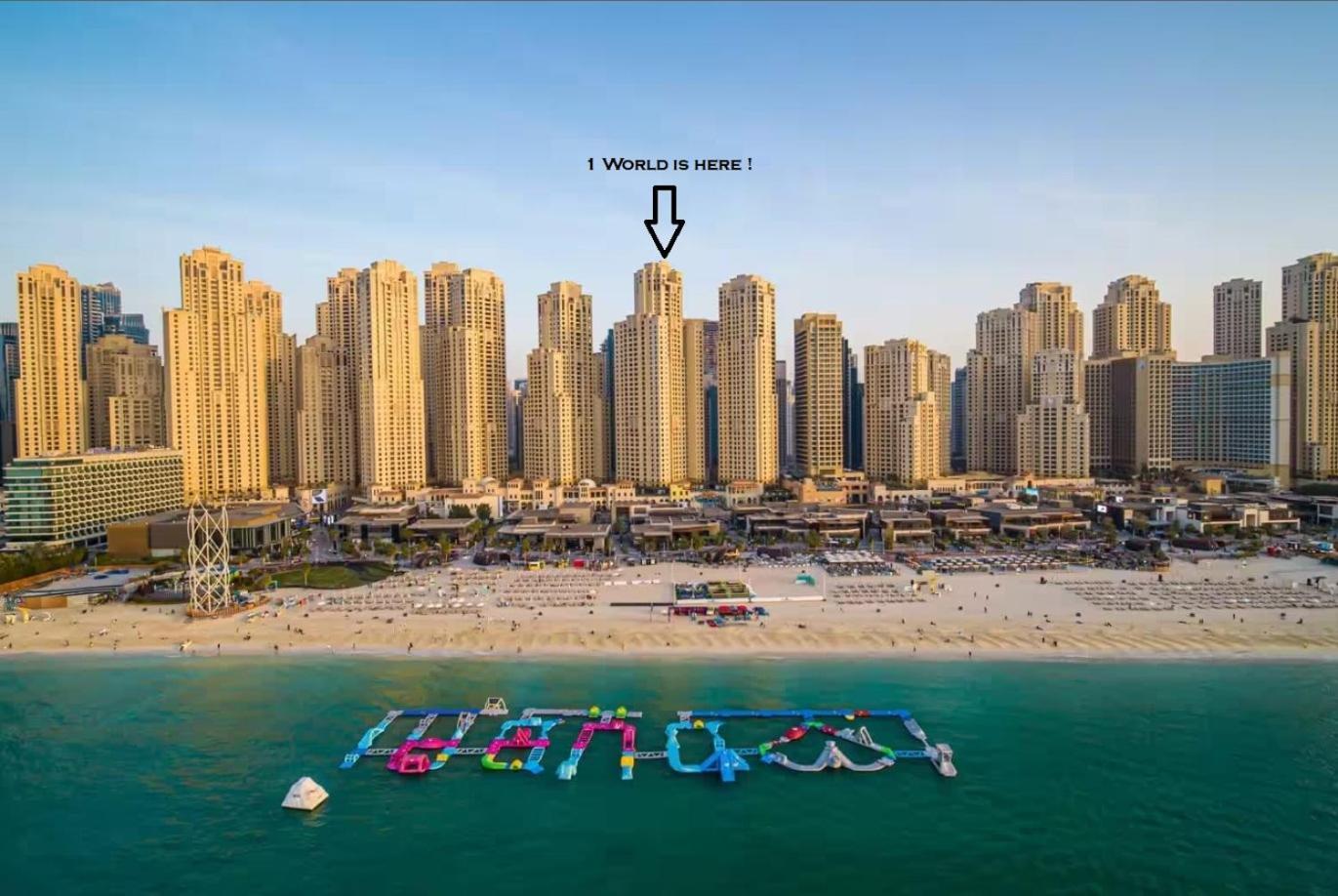 1 World Beach Property, Jbr, Award Winning Hostel, Coliving, Near Metro Dubai Dış mekan fotoğraf